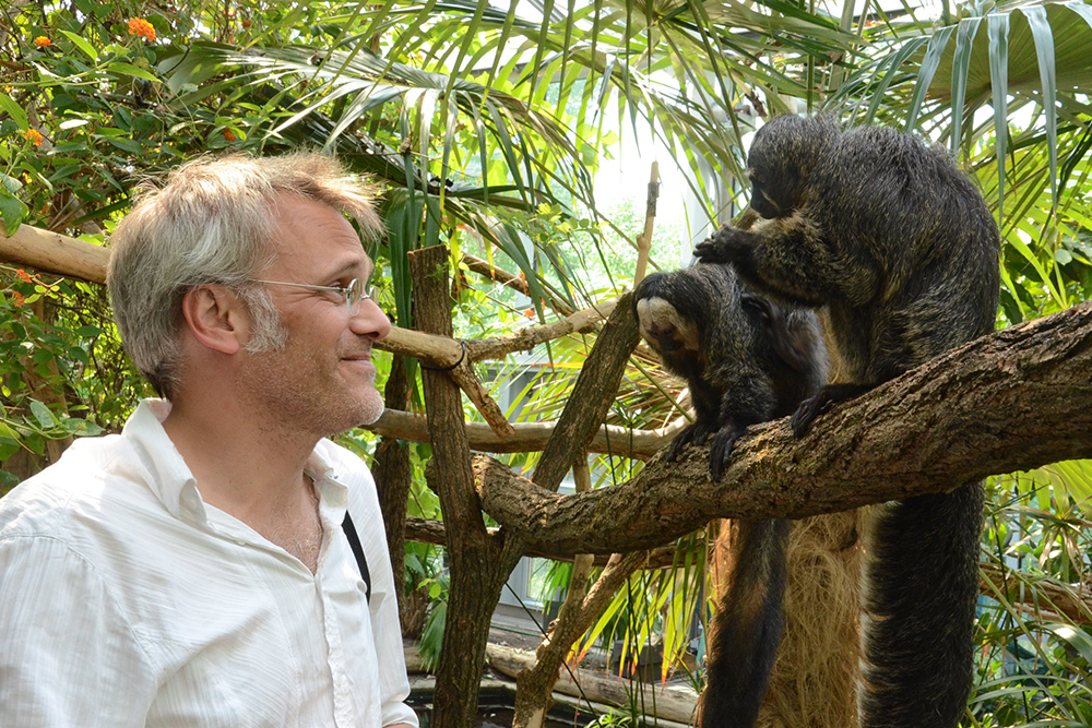 Björn Enckeist Geschäftsführer von Frogs & Friends e.V. und Mitbegründer von Citizen Conservation – und hat dem Prekären Bestiarium ebenfalls einige Erzählungen beigesteuert. © Heiko Werning